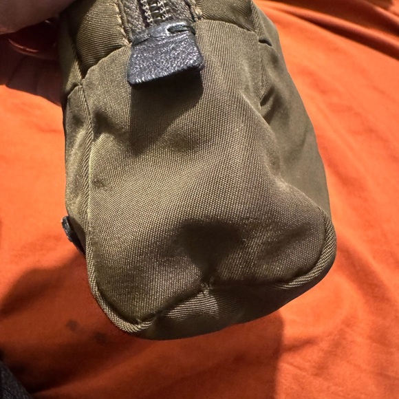 Prada Green Nylon Toiletry Bag with Logo - Picture 4 of 12